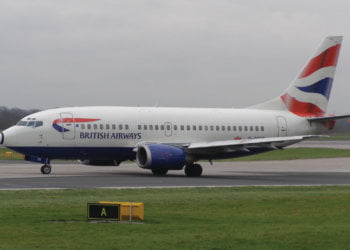 The First Wing To Land With British Airways